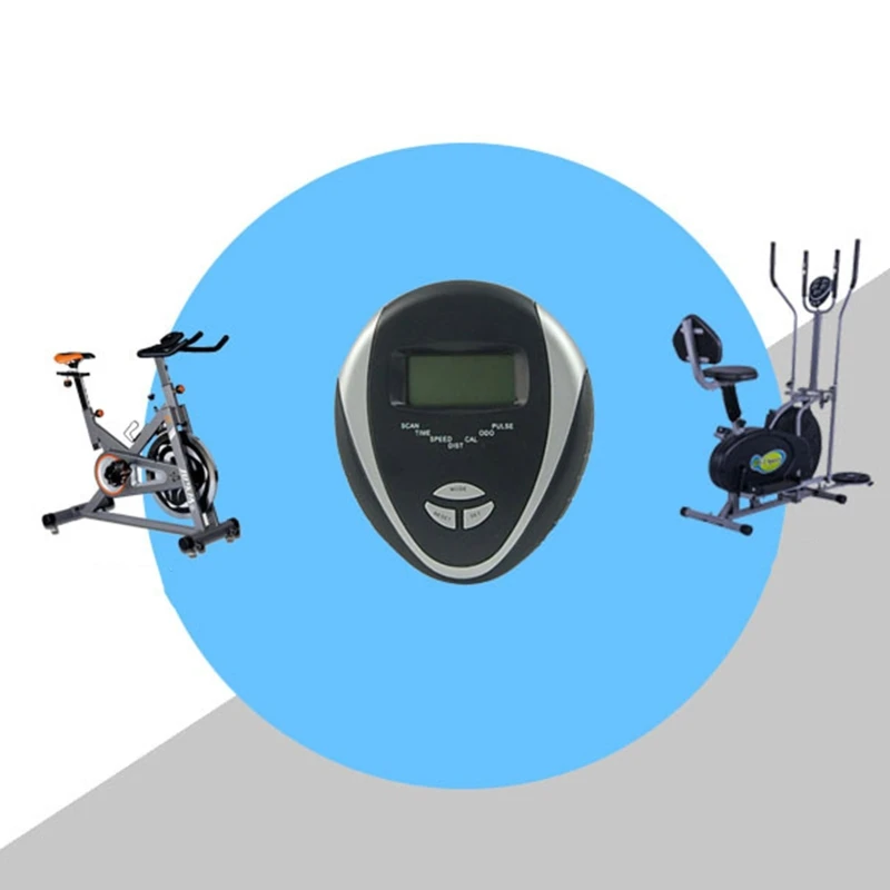 Upgraded Speedometer Replacement Monitor with Heart Rate for Stationary Bikes