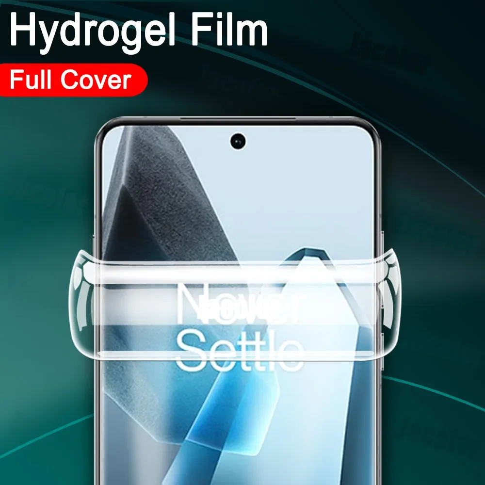4PCS Protezione Dello Schermo Gel Per OnePlus 13 12R 11 11R 10 10R 10T Pellicola Idrogel di Sicurezza Per One Plus 12 R Non In Vetro Temperato