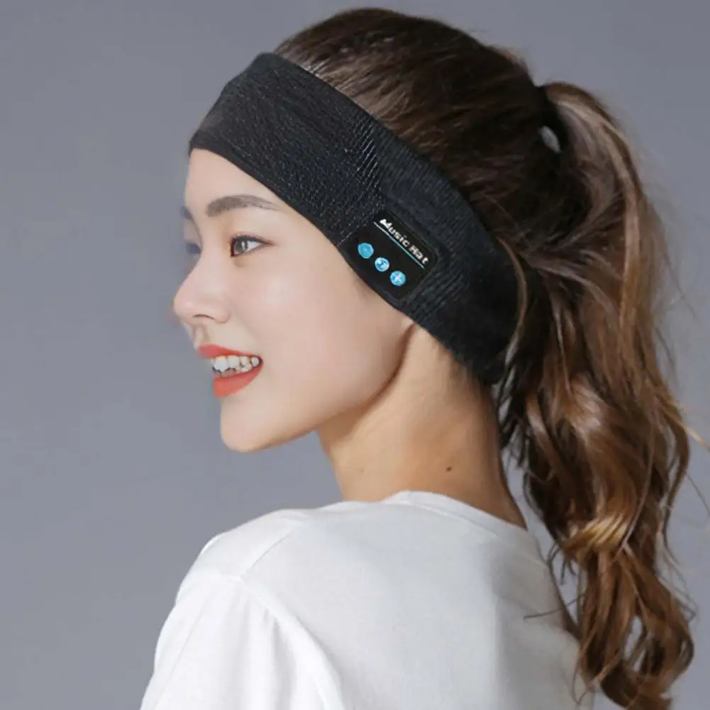 Bluetooth-compactible Hair Band Music Sports Fitness Hair Band Wireless Stereo Sound Bluetooth Headband for Sports for Music