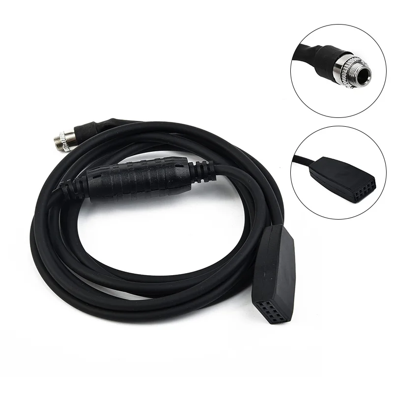 

3.5mm Car AUX In Input Interface Adapter MP3 Radio Cable For BMW E39 E53 X 5 E46 320i 320ci 323i 325i Coupe Sedan Convertible