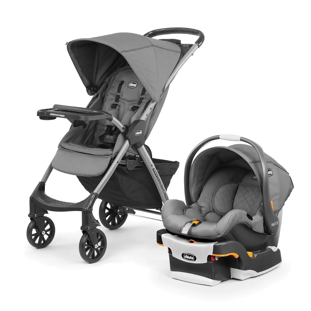 Mini Bravo Plus Travel System - Slate | Grey