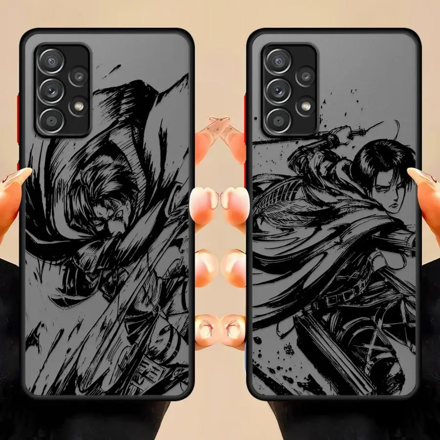 Attack On Titan Anime Case for Samsung Galaxy A56 A55 A16 A15 A35 A53 A52S A72 A54 A34 A36 A14 A23 A73 A33 A17 A52 Phone Cover