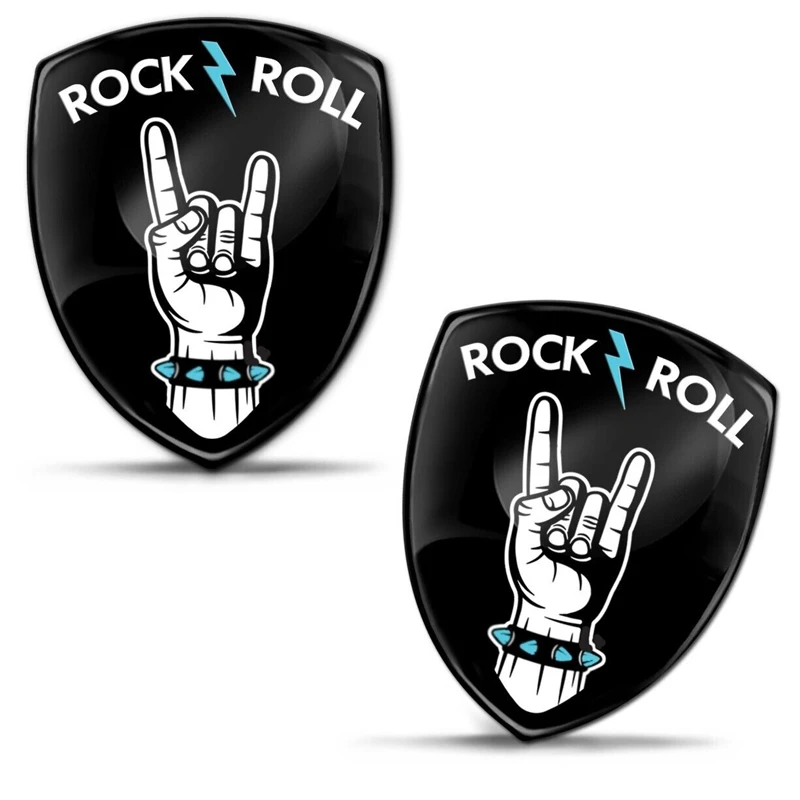 3D Gel Rock Sticker Dome Decal Logo Auto Motorcycle Badge Flag Wholesale Custom PU Material Craft Resin Decal - Image 2