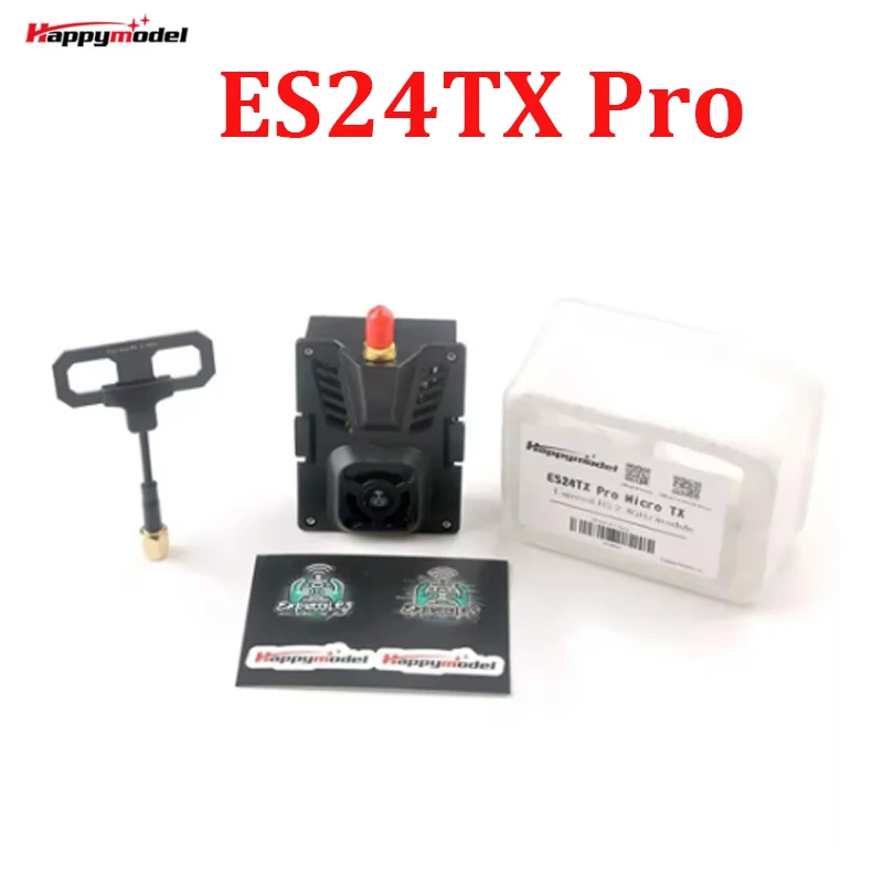 

HappyModel ES24TX Pro 2,4 ГГц, 5-10 В, 1000 МВт, экспресс-SLRS ELRS, модуль Micro TX с охлаждающим вентилятором, RGB светодиодный модуль, антенна дБи