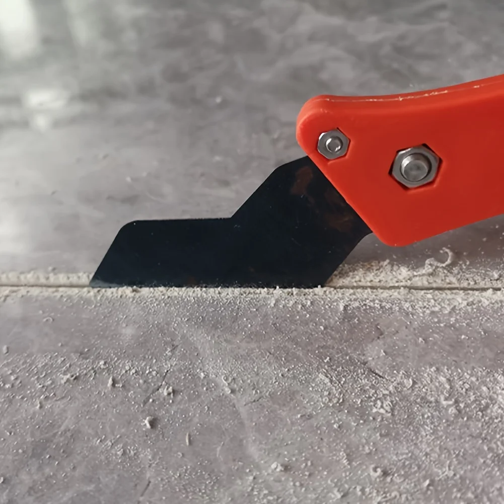 Profesjonalny przyrząd do usuwania fug z płytek ceramicznych, ząbkowany czyścik do szwów, nóż z ostrzem z węglika wolframu do czyszczenia szwów podłogowych i ściennych, narzędzie do usuwania cementu.