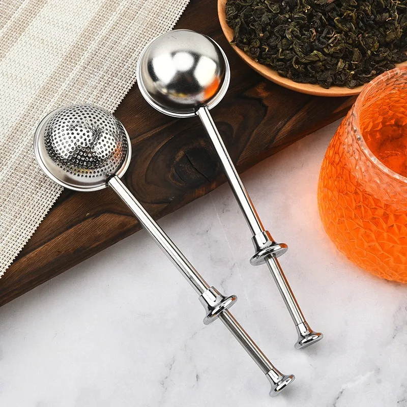 

304 Stainless Steel Tea Infuser Strainer Mesh Teaspoon Filter Metal Loose Leaf Tea Bag Strainer Kitchen Teaware Kitchen Tea
