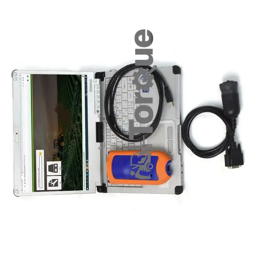 

For JD Service EDL V2 Electronic Data Link for Agriculture Construction Tractor Trucks Excavators Diagnostic Kit+c2 laptop
