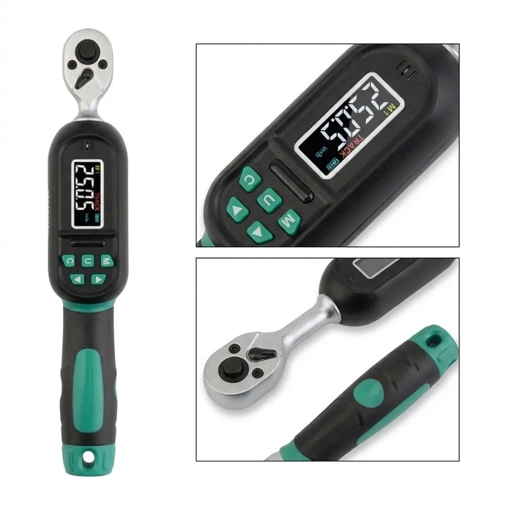 High Precision Digital Torque Wrench: Adjustable 38 Ratchet Head, 3-85 N.m For Auto Mechanic DIY Projects