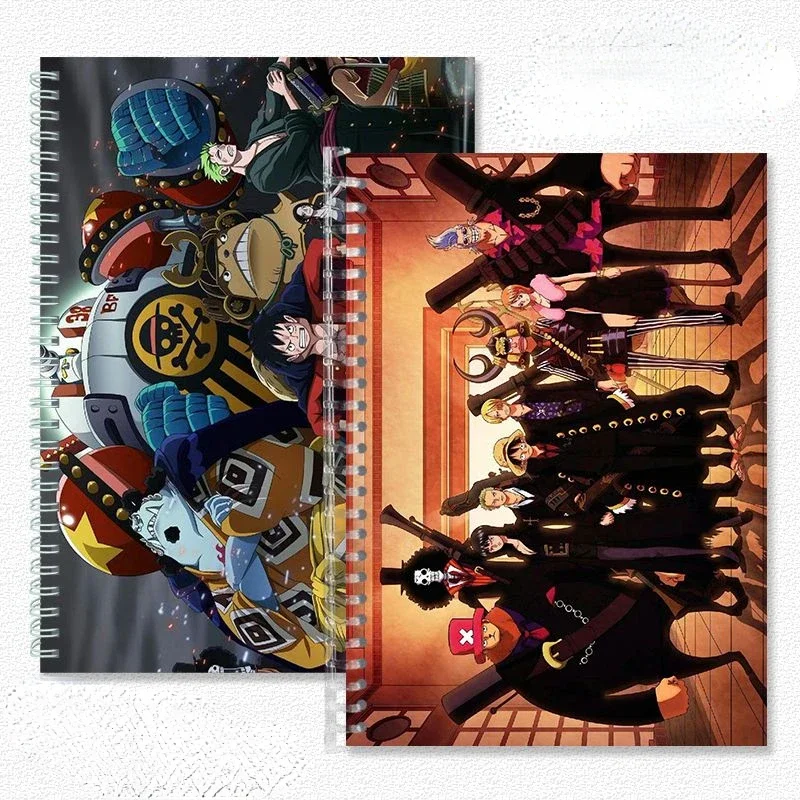 

One Piece аниме персонажи периферийные Луффи Зоро Чоппер Санджи Веселый креативный A5 обучающие канцелярские принадлежности блокнот оптом