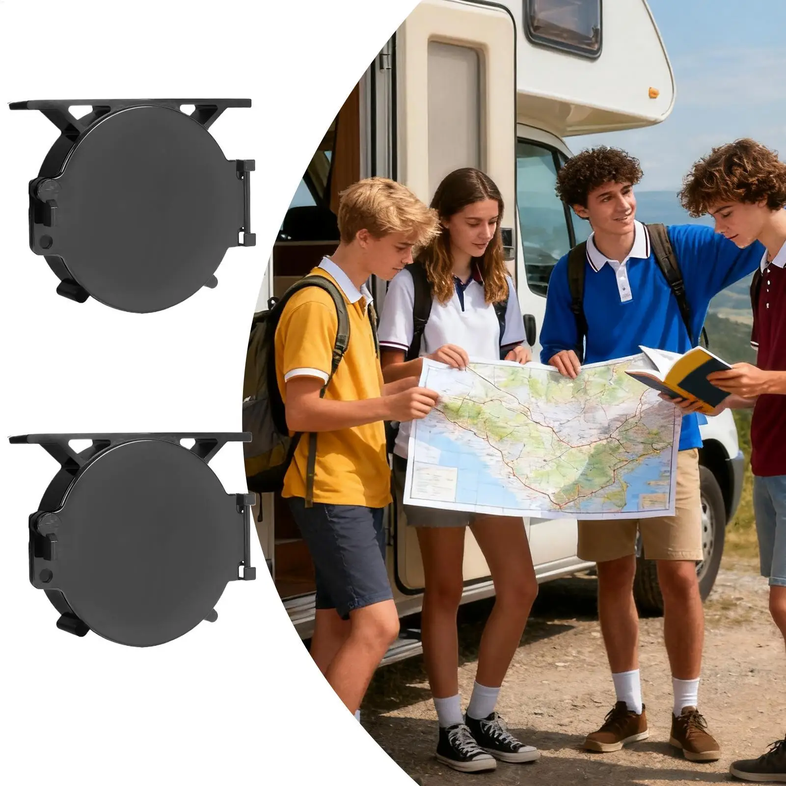 

Крышка вентиляционного отверстия для сантехники на колесах, сменная крышка для канализационного отверстия, герметичная сливная крышка для автофургона для путешествий, дорожных поездок, кемпинга, прицепа на открытом воздухе