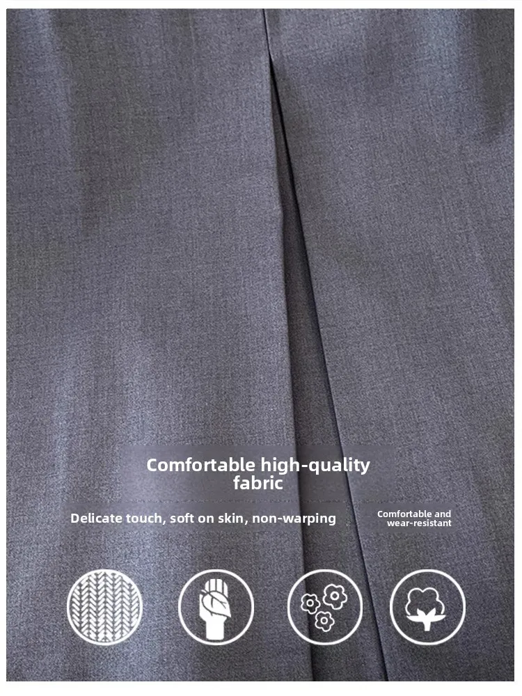 2025 New Women's High Waist A-Line Skirt Commute Slimming Midi Skirt Pleated Busin Casual Mid-Length  Color Skirt