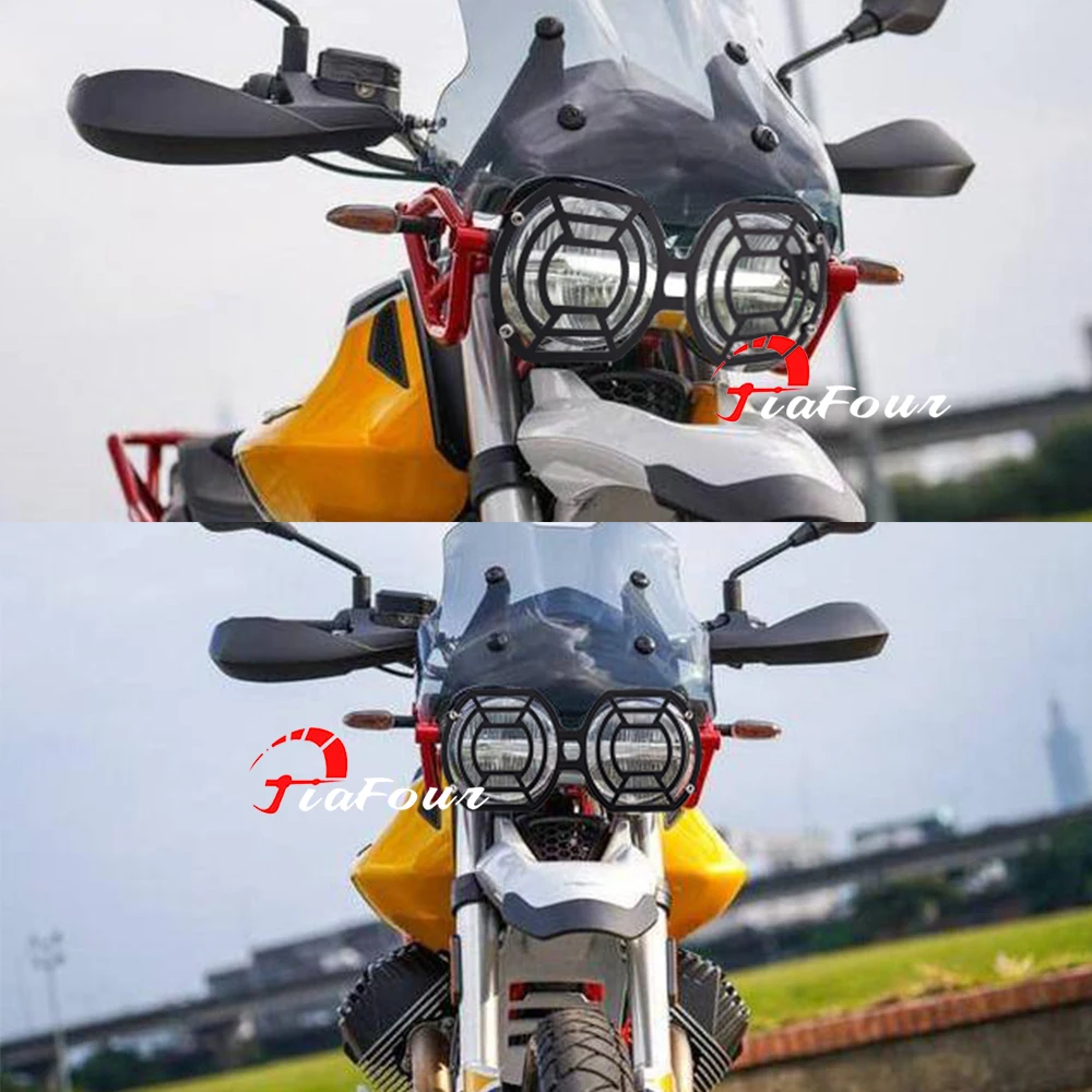 

Headlamp Cover For V85TT V85 TT 2018-2021 Motorcycle Headlight Protector Grille Guard Cover