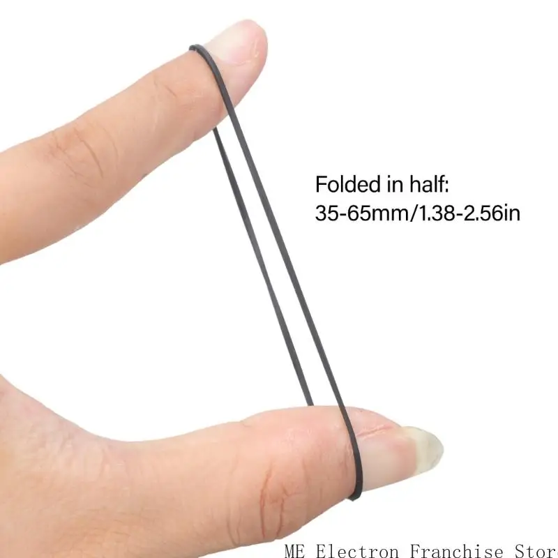 T5EA 35-65mm Folded Length Square Rubber Belts for Disc Recorders Portable Players