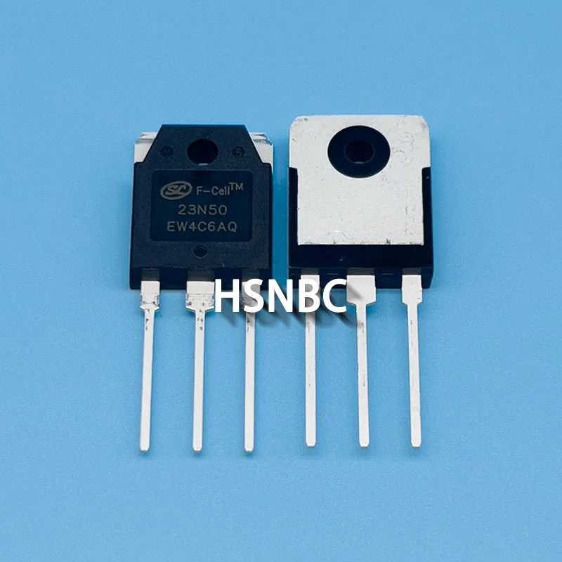 10Pcs/Lot SVF23N50PN 23N50 SVF23N50 TO-3P 23A 500V MOSFET N-channel Power Transistor 100% New Original