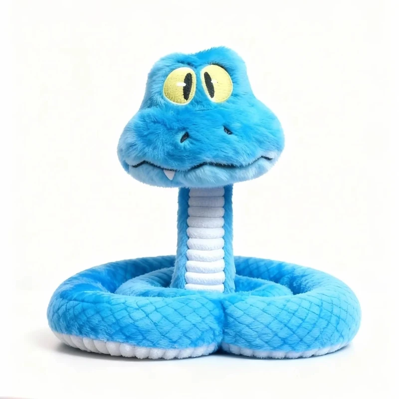 لعبة Gary Blue Snake القطيفة من Zootopia 2 At Disney قابلة للتخصيص ومناسبة لألعاب هدايا عيد الميلاد