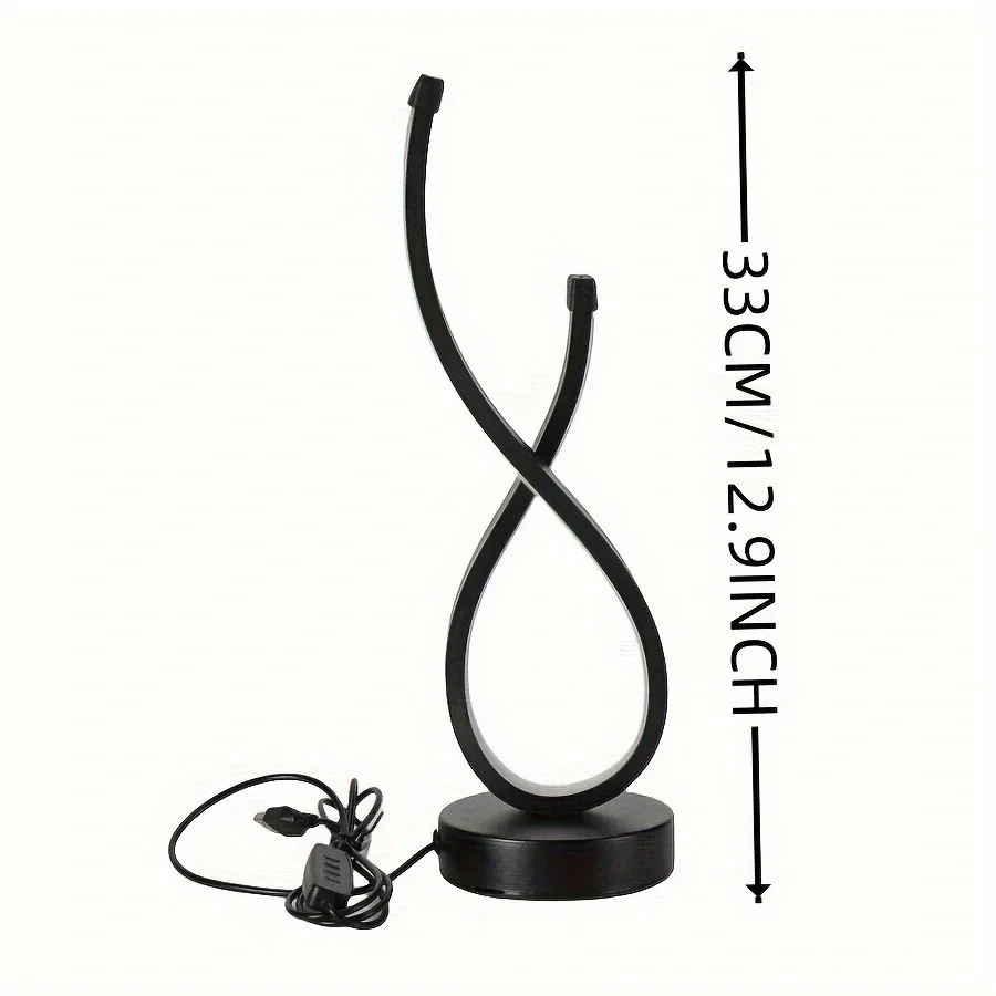 LED Table Lamp USB Bedroom Nightlight Creative Restaurant Coffee Shop Luminescent Decorative Table Lamp image 6