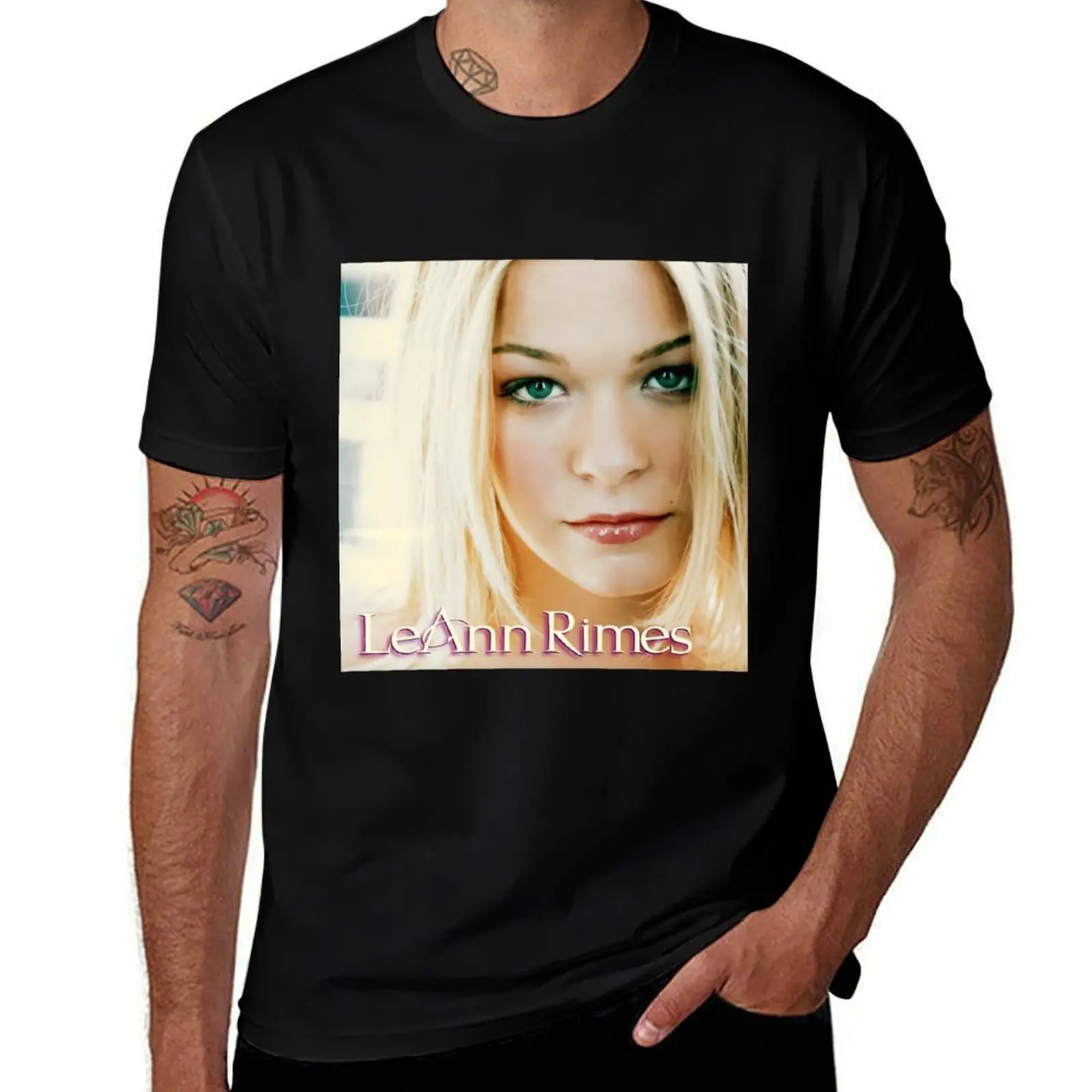 

LeAnn Rimes T-Shirt Plus Size Street Style Tee