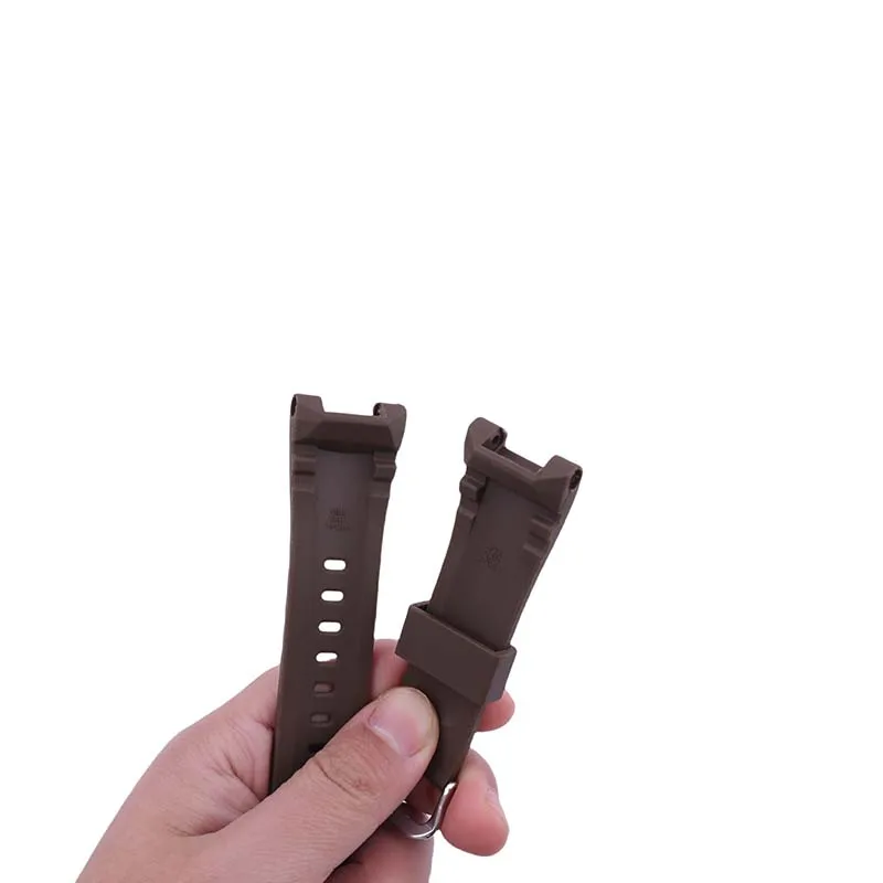 إكسسوارات الساعة سوار ساعة مطاطي للرجال متوافق مع GST Heart of Steel B100 GST-S110/W300/410 حزام نسائي من الفولاذ المقاوم للصدأ