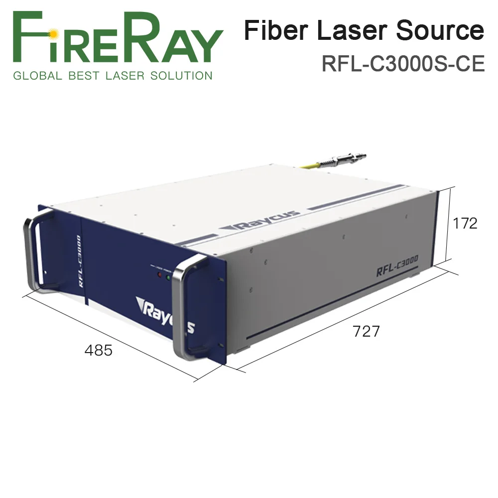 FireRay Raycus Global-Series RFL-C3000S-CE CW Fiber Laser Source 3000W for Fiber Laser Cutting and Welding Machine