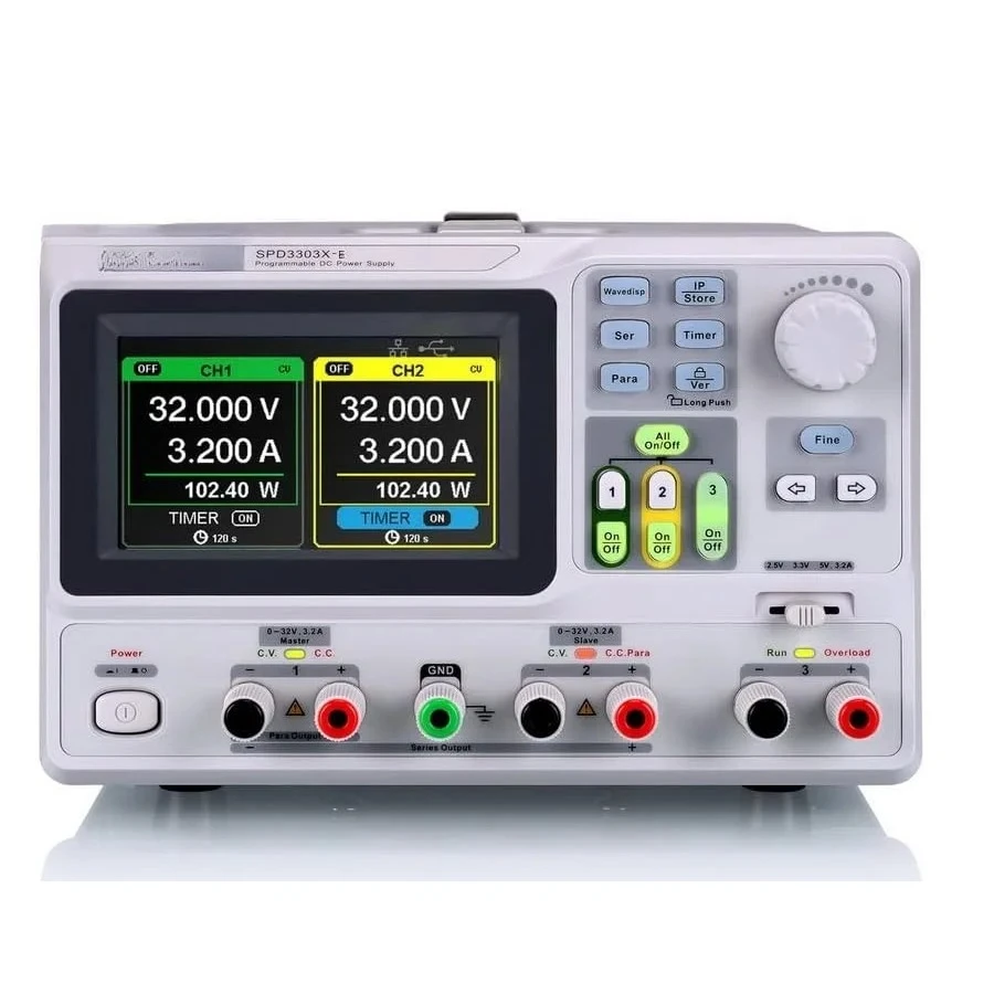 Environmentally Conscious DC Power Supply With Line Regulation & Touch Screen Interface For Test Instruments