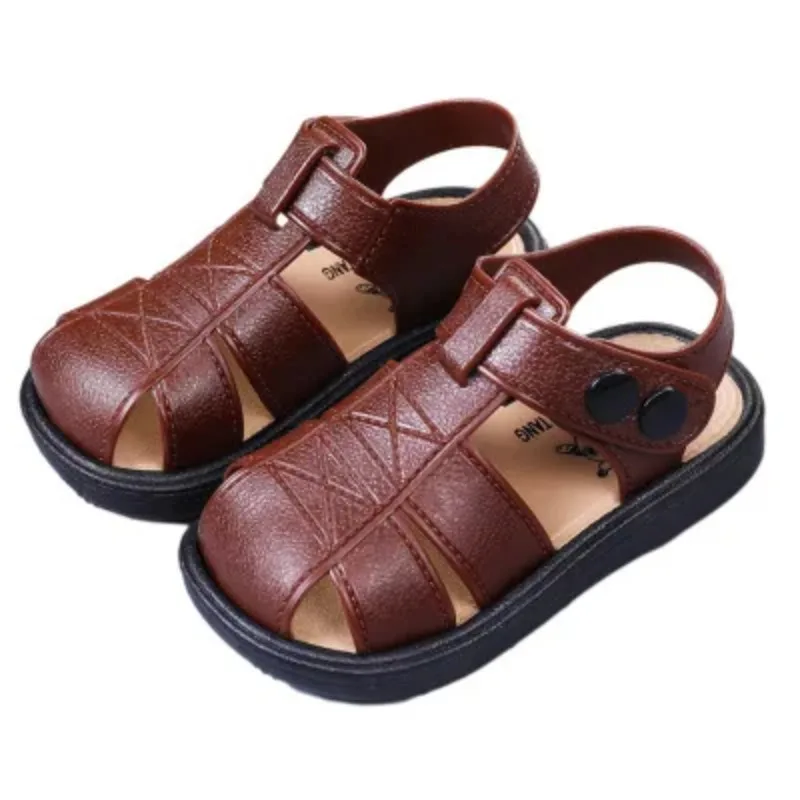 حار بيع طفل Sandals1-4y حذاء طفل لينة وحيد المشي الصنادل الرضع المضادة للانزلاق الصبي حذاء Allmatch حذاء طفل صنادل للفتيات الموضة