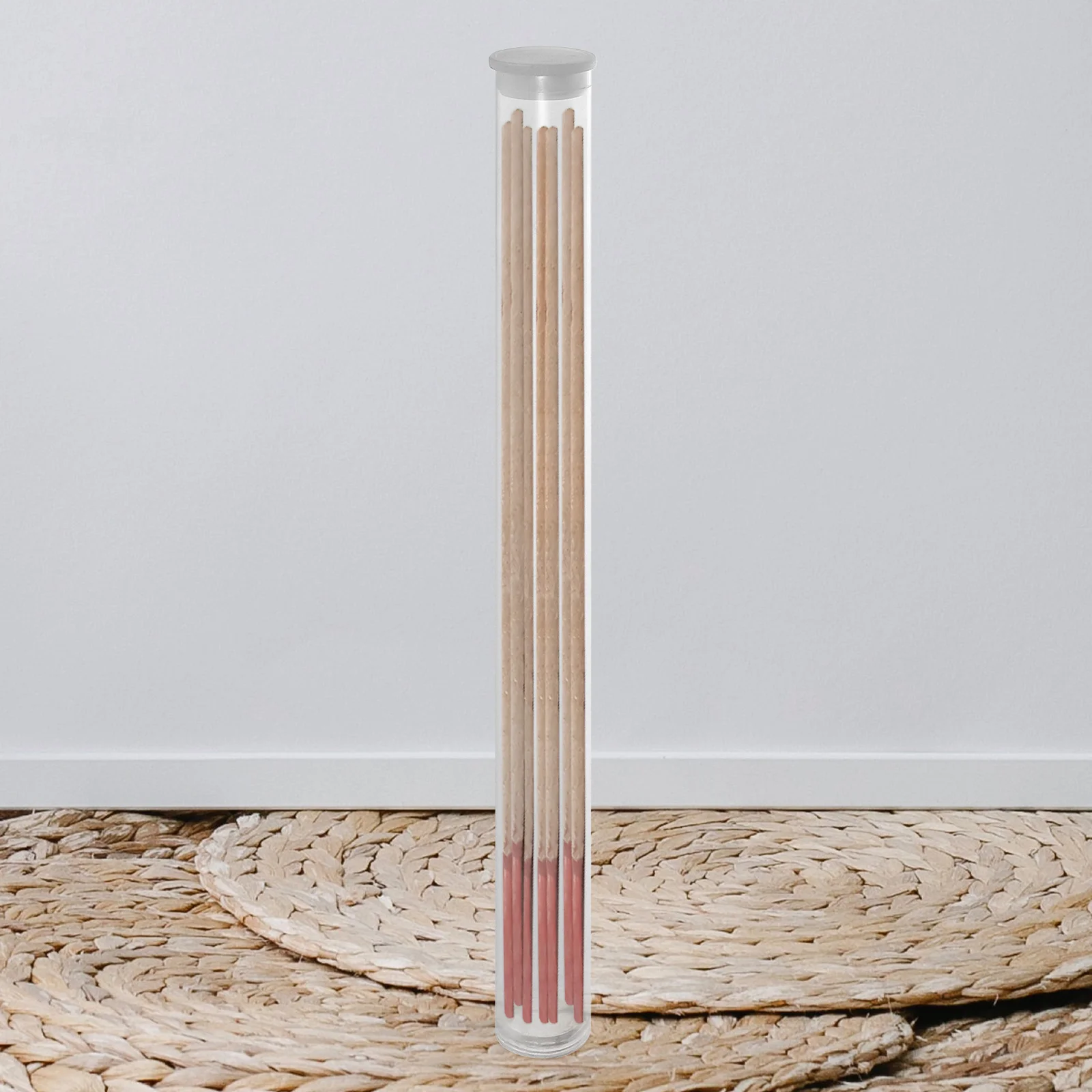 6 Pcs Fragrance Tube Transparent Incense Holder Stick Acrylic Storage Affordable