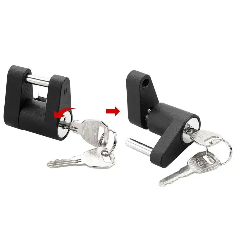 Antitheft Trailer Hitch Lock Trailer Coupler Padlock Trailer Hitch Coupler Lock Hook Lock Tongue Connector Zinc Alloy Lockstitch