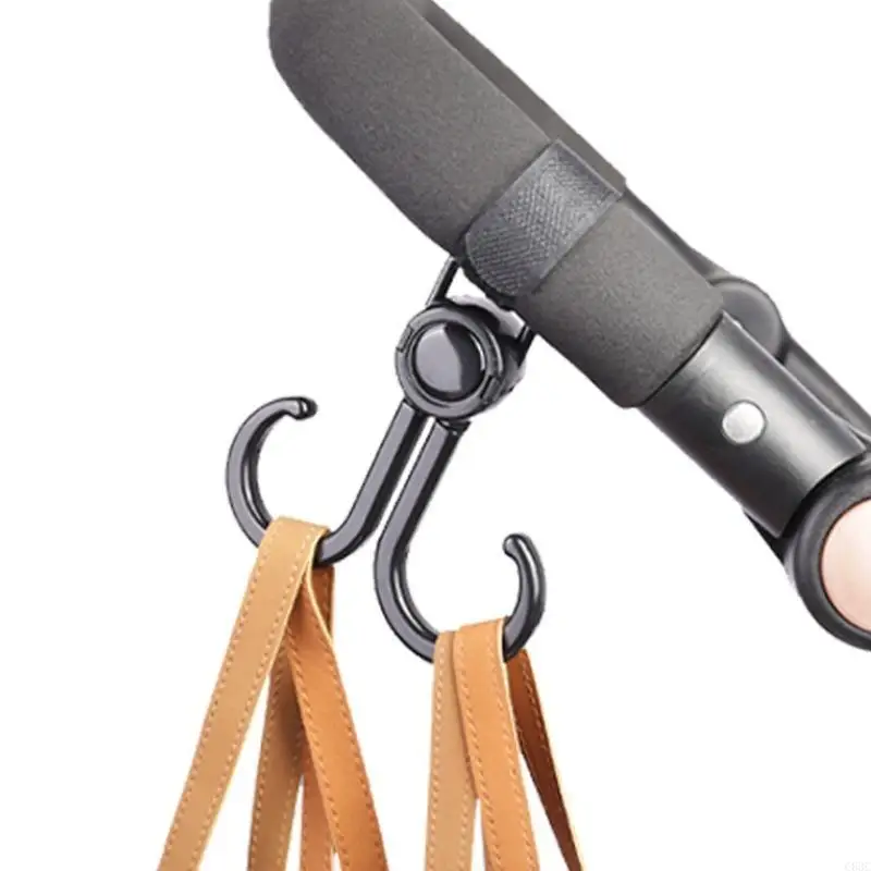 C63C عربة أطفال مزدوجة الخطاف شماعات 2 قطعة/المجموعة طفل محمول للسفر في الهواء الطلق #5