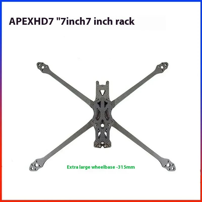 Apex Hd Version Full Carbon Fiber 7 Inch/8 Inch/9 Inch Rack Rc Racing Fpv Crossover Machine Freestyle Impact Resistant