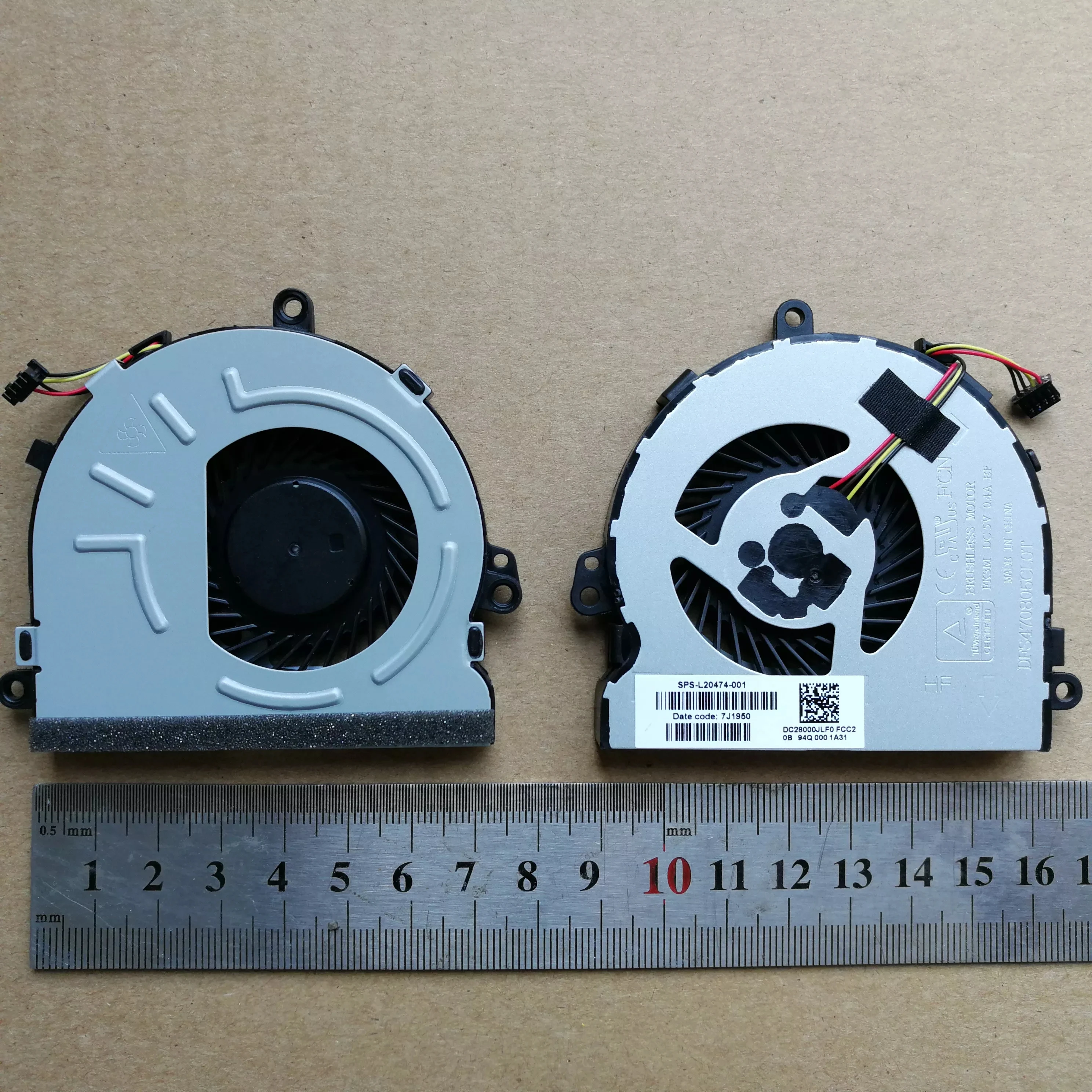 1pcs New laptop cpu fan for HP Pavilion 15-DA 15-DB 15G-DR 15Q-DX 15T-DS 15-DA0012DX TPN-C129 TPN-C130 250 G7 255 DFS470805CL0T