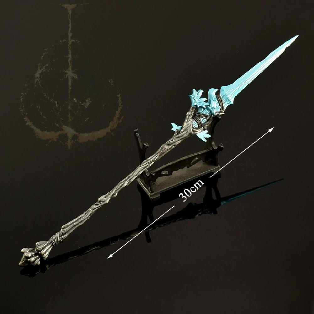 30cm nouvelle figurine de jeu Weapo périphérique métal artisanat modèle lance bureau décoration ornement accessoires cadeaux d'anniversaire jouets