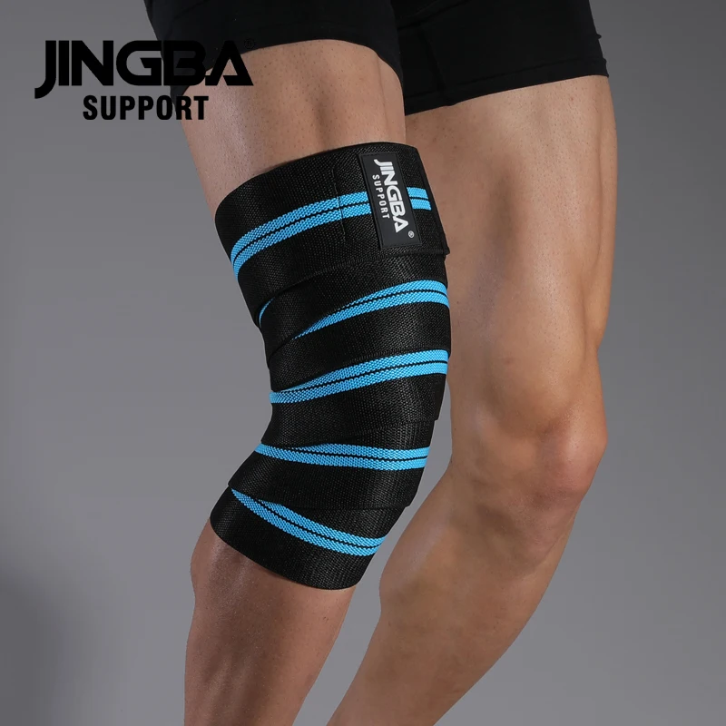 1PCS Fitness Pressurized Straps Gym Weight Lifting Squat Training Elastic Bandages Leg Knee Compression Wraps