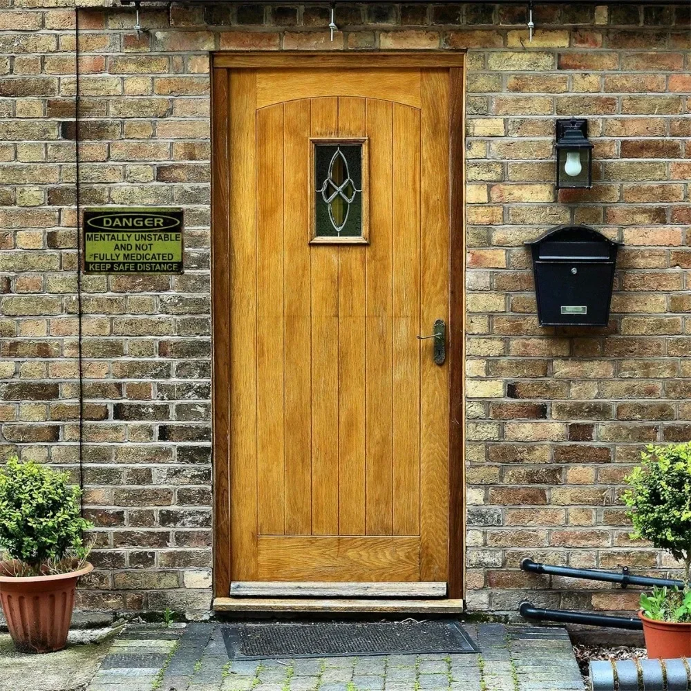 1 Pc Funny Safety Quote Tin Decor: 8