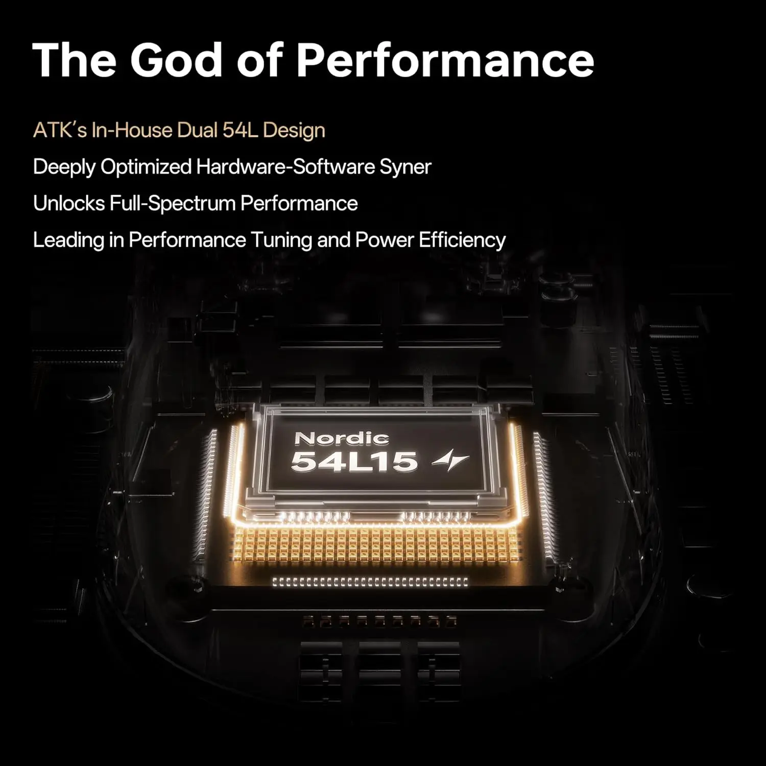 Ratón Inalámbrico Ergonómico para Juegos ATK A9 Air Ultimate, Sensor Ultra PAW3950, Dual 8K, 47g Ligero, 0.181ms de Baja Latencia para FPS 8