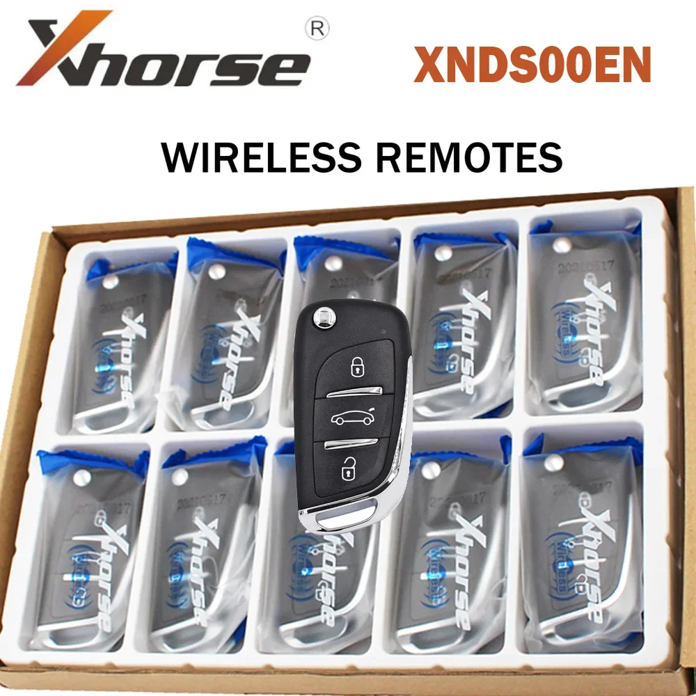 Xhorse XNDS00EN DS Type VVDI Wireless Universal Remote Key 3 Buttons  XN For VVDI Mini/Key Tool Max KEY Prpgrammer