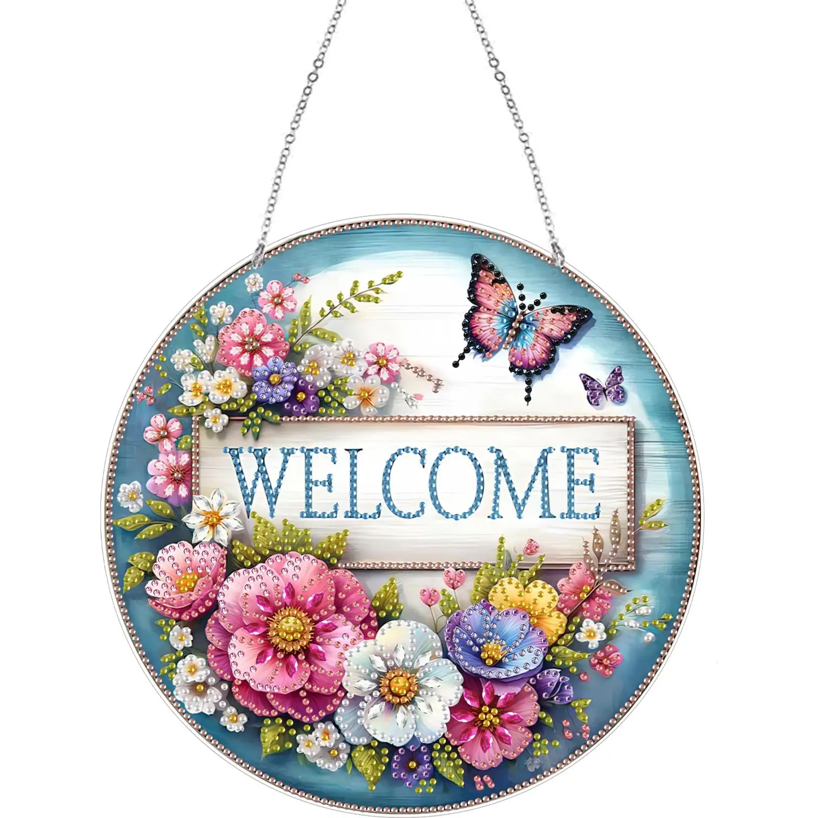 

Акриловые 2D плоские наборы для создания алмазной мозаики своими руками: Декор для стен и дверей «Добро пожаловать домой»