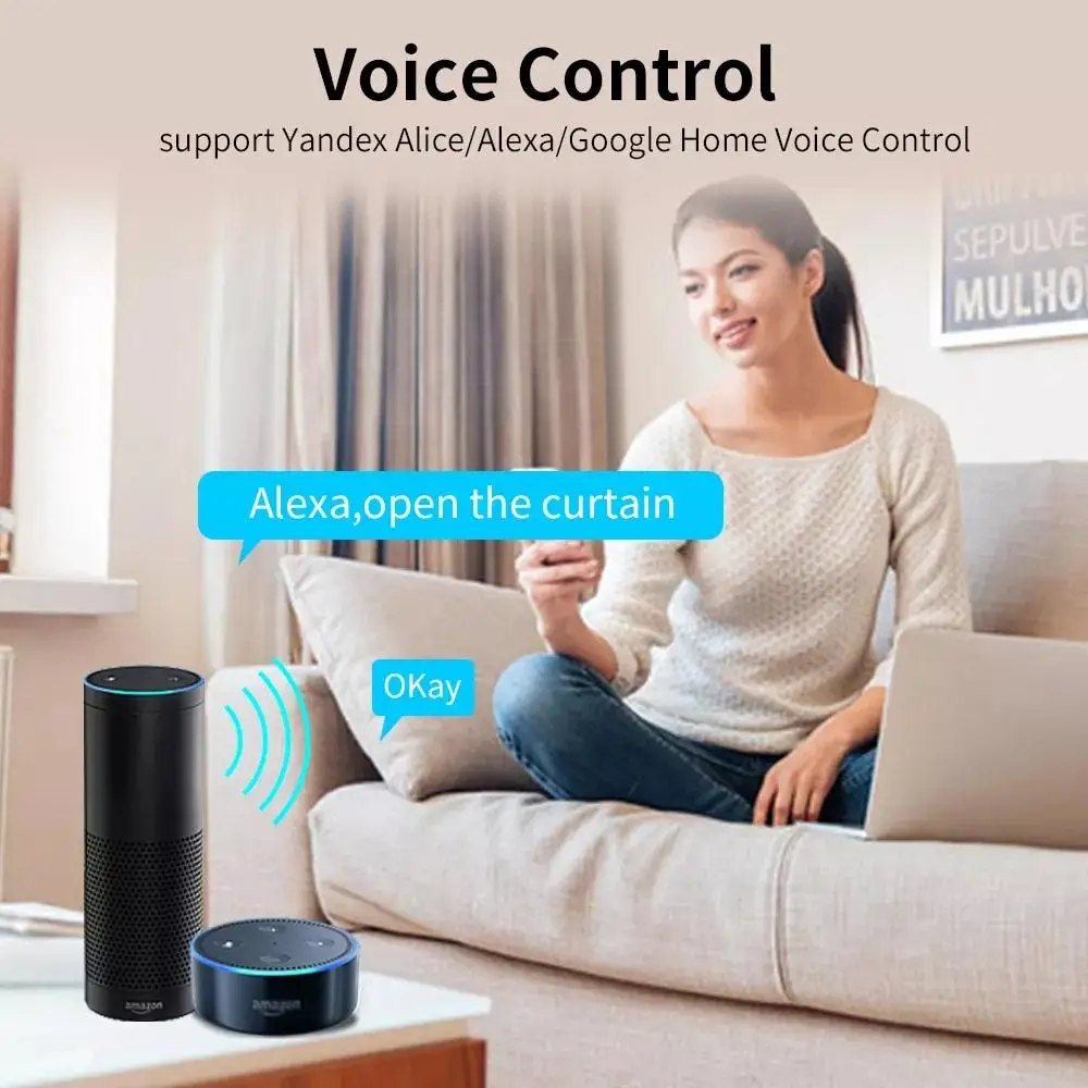 STLF بالجملة تويا واي فاي المنزل الذكي التلقائي الكهربائية بمحركات الستار فتاحة سعر المصنع الستار موتور السائقين