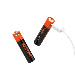 2pcs aaa USB rechargeable Li ion battery 1.5V AAA  Li ion battery