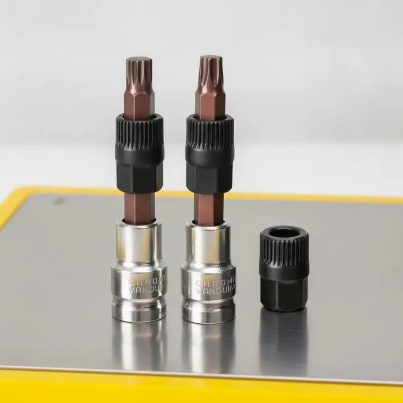 【CR】33-Teeth Hex Alternator Clutch Free Wheel Removal Tool Portable Generator Pulley Puller for On-site Auto Repair Work