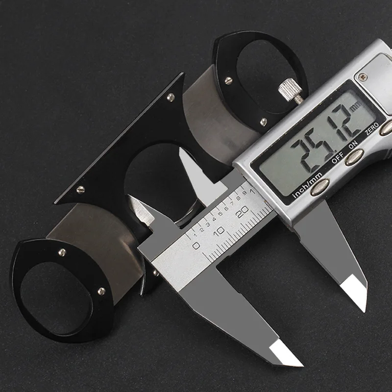 25mm Large Ring Gauge Cigar Cutter Stainless Steel Double Sharp Cigar Cutting Tool Smoking Accessories view 3