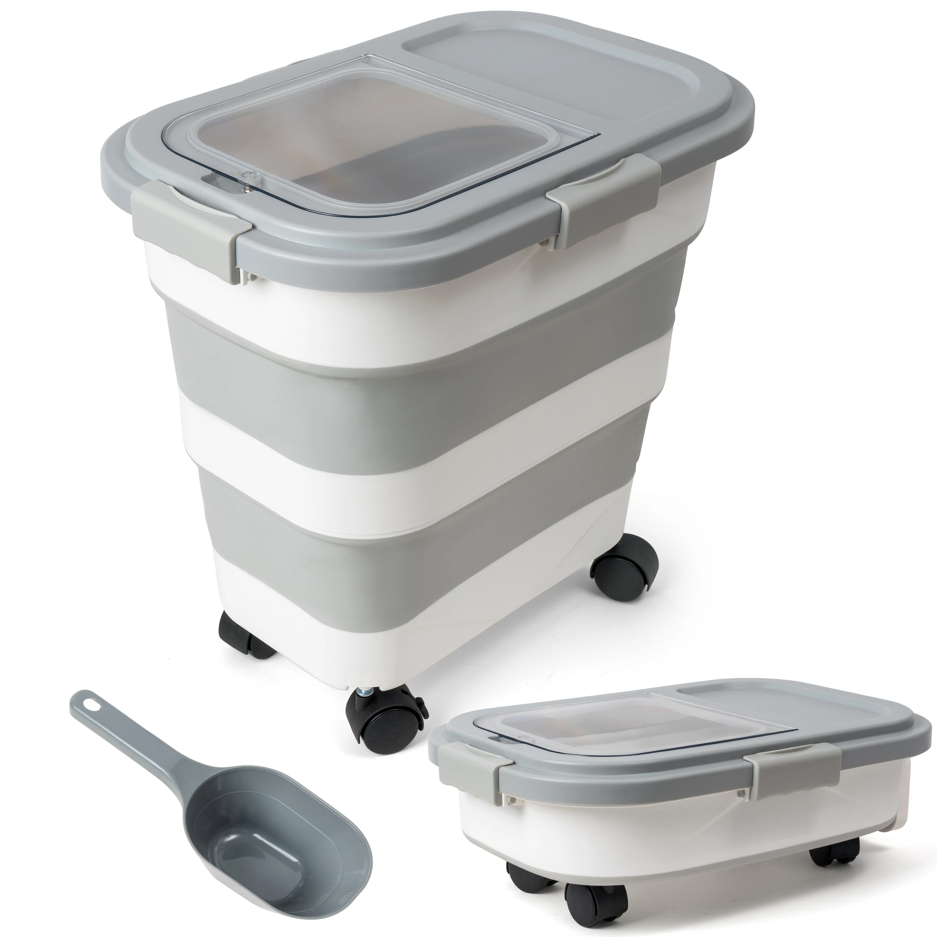 1 SZT. Składany pojemnik na ka – Food Storage On Wheels recenzja i cena