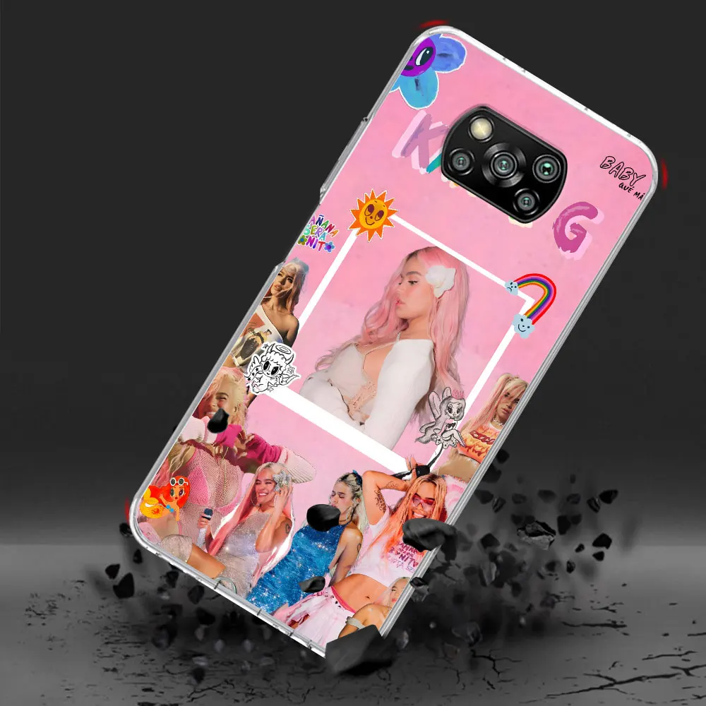 Karol G Fashion Case for Xiaomi Poco X6 F4 M5 X3 M3 M5s X4 X5 F1 F3 F5 M4 F2 Pro TPU Soft Transparent Phone Cover