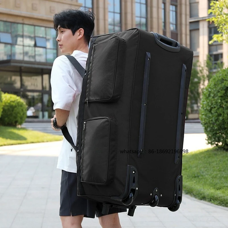 Moving Rod Bag Air Checked Large Capacity Outdoor Camping Luggage Bag Hand Quilt Storage Waterproof Travel Bag