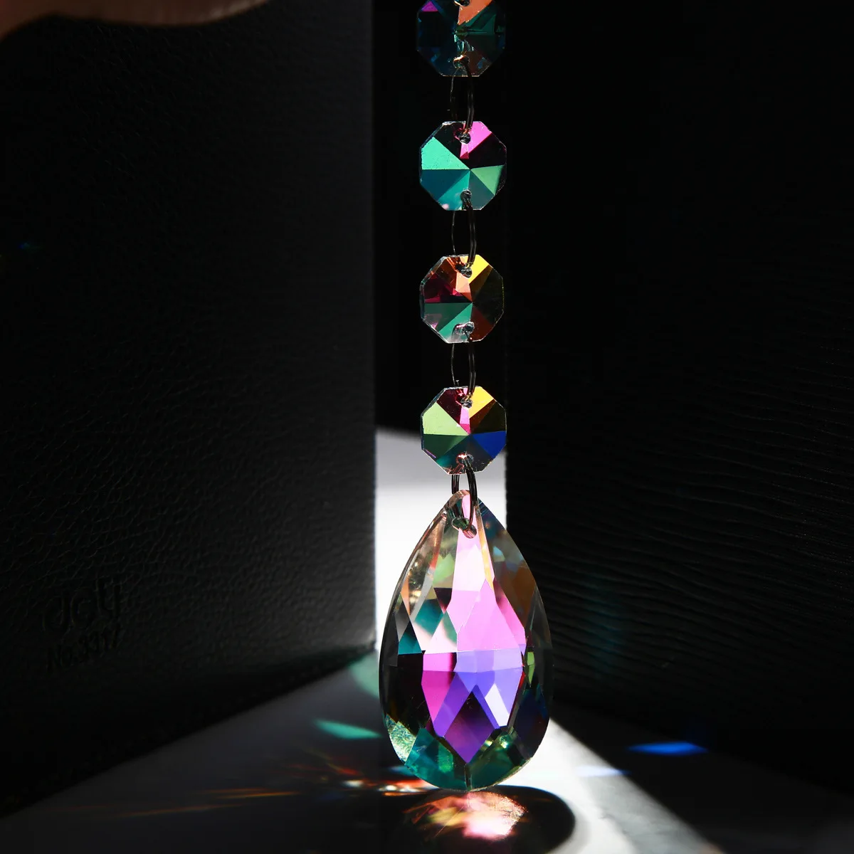 1PCs Suncatchers AB Color K9 Crystal Hanging Pendant Garden Decoration Rainbow Maker For Windows Door Sun Catcher 17cm/6.7inch