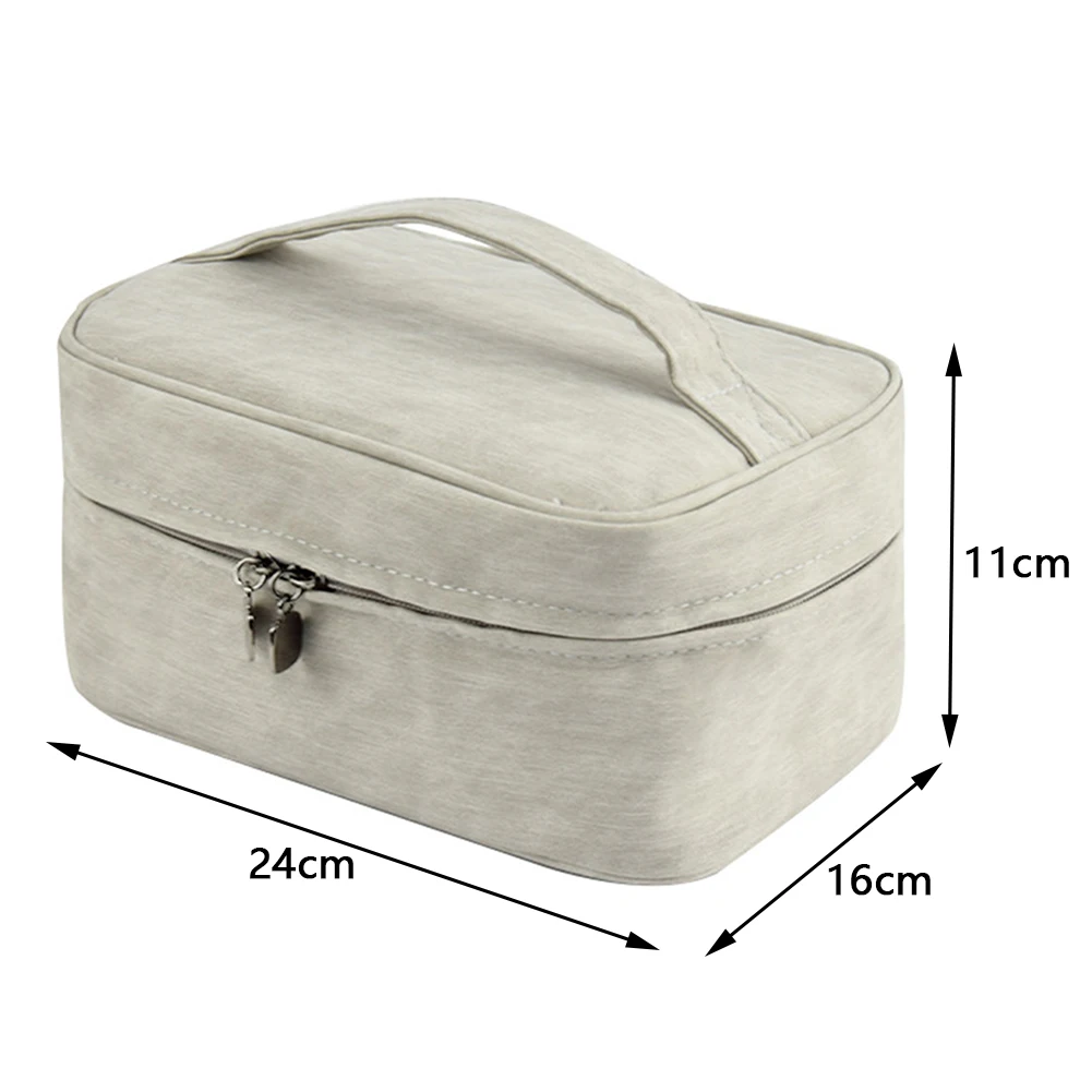 Travel Makeup Bag Portable Waterproof Large Capacity Makeup Storage Pouch Dustproof Cosmetic Bags Toiletries Storage Organizer