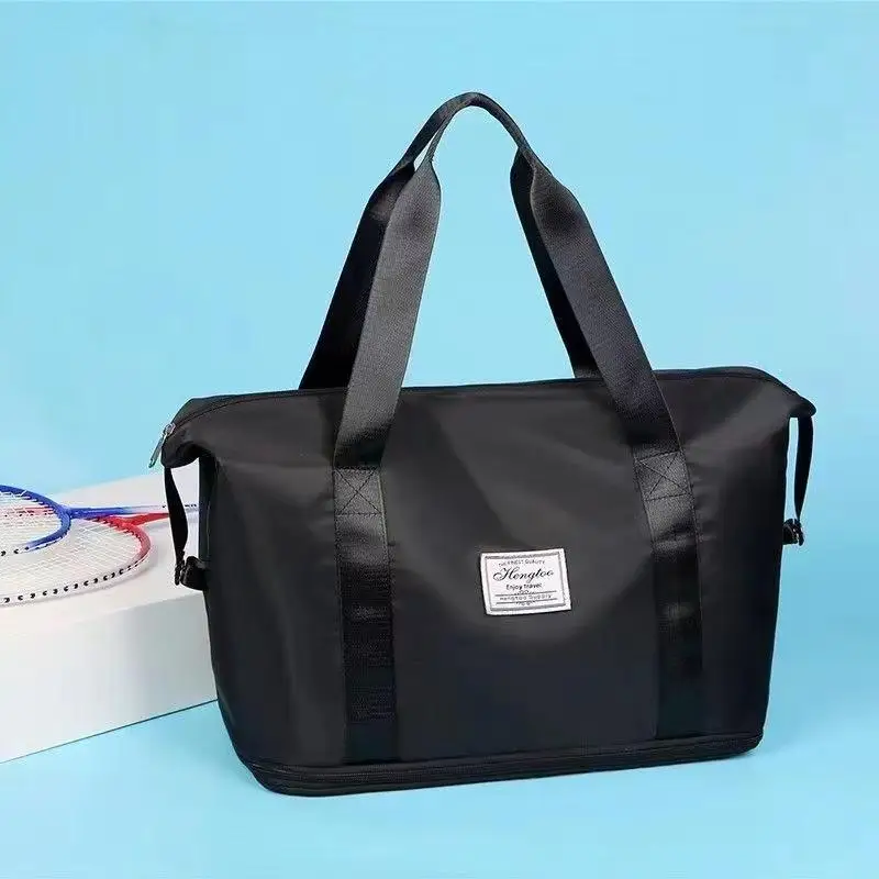 Large Capacity Waterproof Travel Bag Universal Folding Dry Wet Separation Fitness Handbag for Luggage