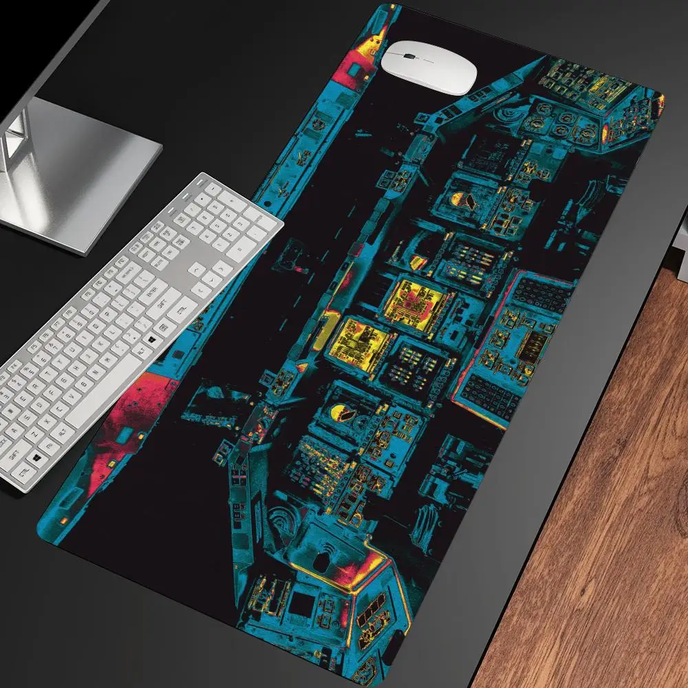 Spacecraft Dashboard Mousepad Speed Office Desk Accessories Gaming Mats Mouse Carpet Mouse Mat Desk Pad Computer Desk Decorating