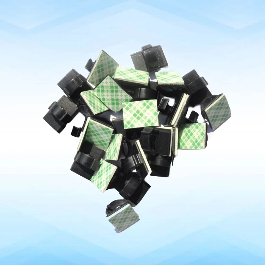 

50Pcs Versatile Cable Clips Wire Management Self Adhesive Durable for Home Office Car Installation Wire Clips Cable Holder