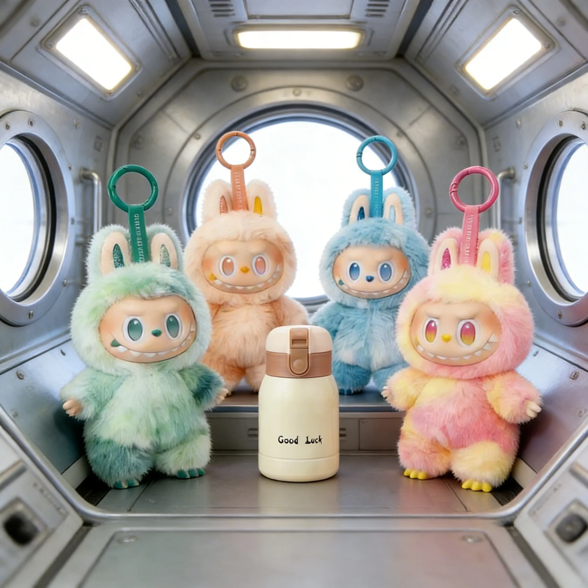 

POP MART Labubu V3.0 Плюшевая кукла-термос, новая серия Monster Big into Energy, таинственная коробка-сюрприз, оригинальная коллекционная фигурка