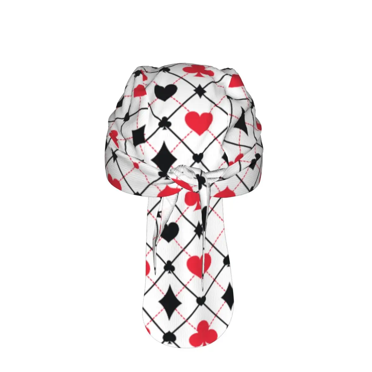 Cycling Breathable Cycling Headwear Playing Cards Poker Print Quick-Dry Bicycle Scarf Cap - view 4